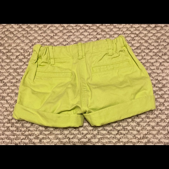 Crew Cuts shorts in vibrant lime green - EUC - Picture 2 of 3